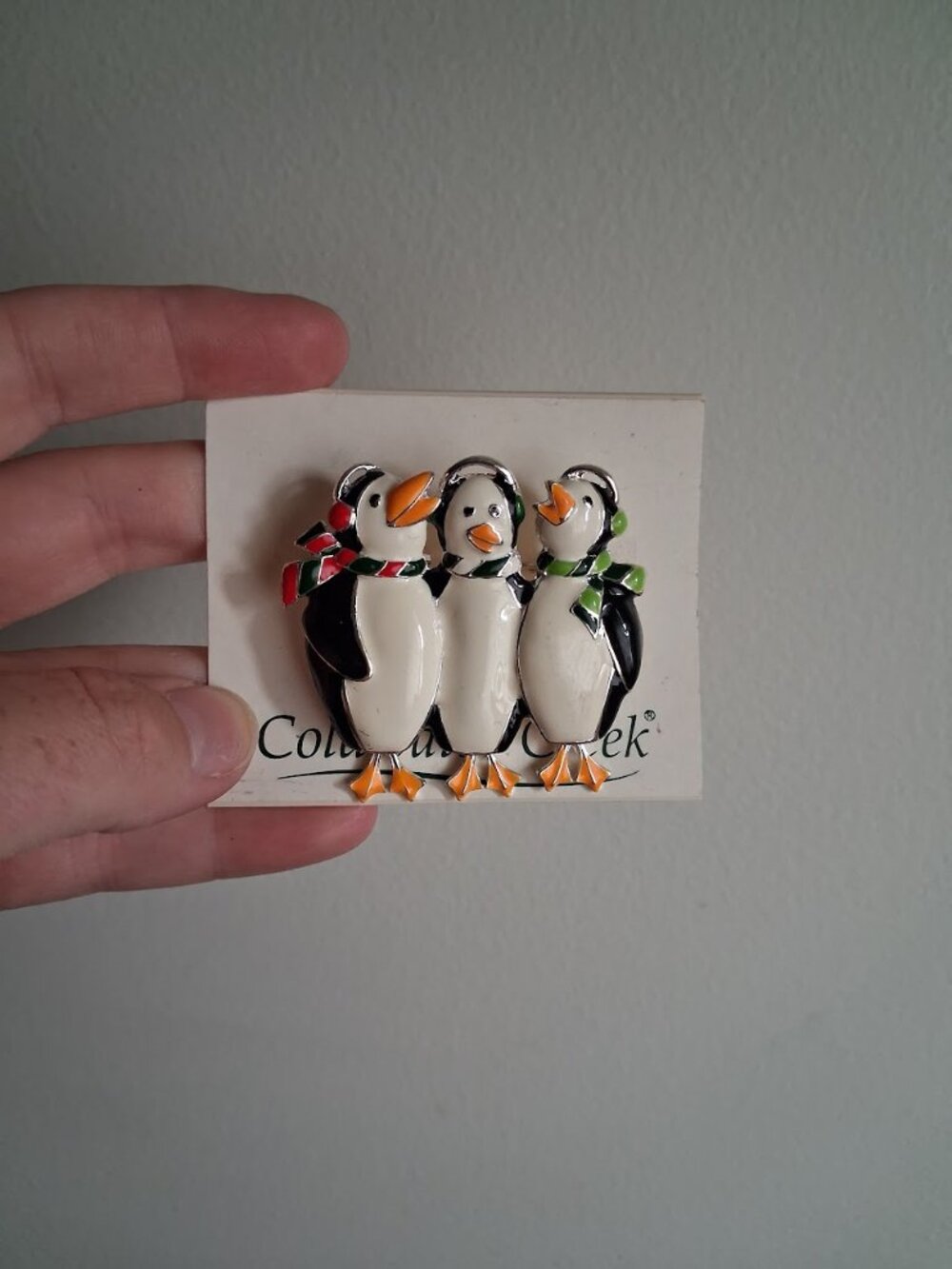 Coldwater Creek Penguin brooch